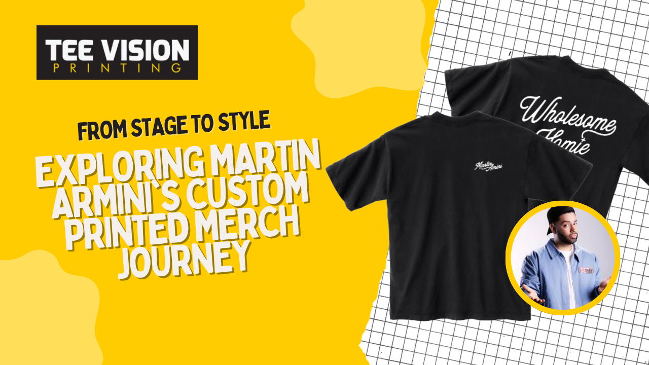 From Stage to Style: Exploring Martin Armini's Custom Printed Merch Journey